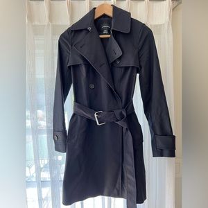 Club Monaco trench coat black xs